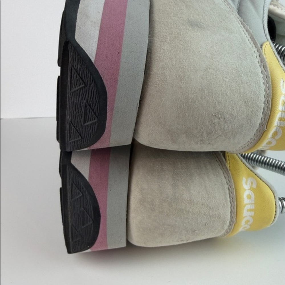 Saucony Jazz‎ Triple Women's Gray and Yellow Sneakers Size 6 - Picture 10 of 11